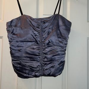 Laundry by Shelli Segal Silk Corset Top